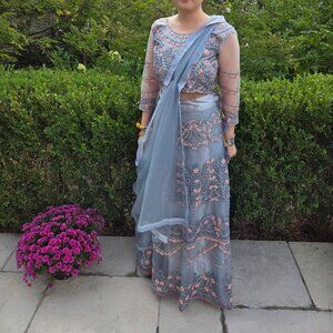 Indian wedding attire - full set lehenga